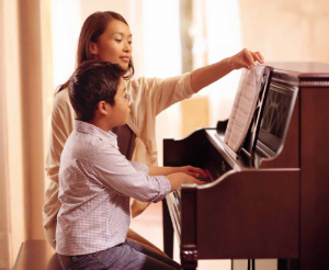 piano Teacher and Student at Essex Piano