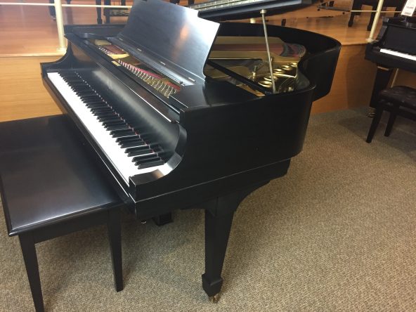 steinway baby grand ebony model m